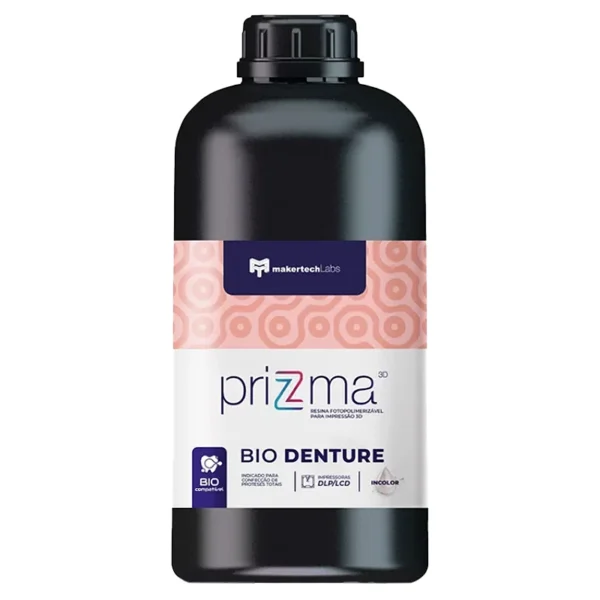 Resina Prizma 3D Bio Denture Transparente 500g